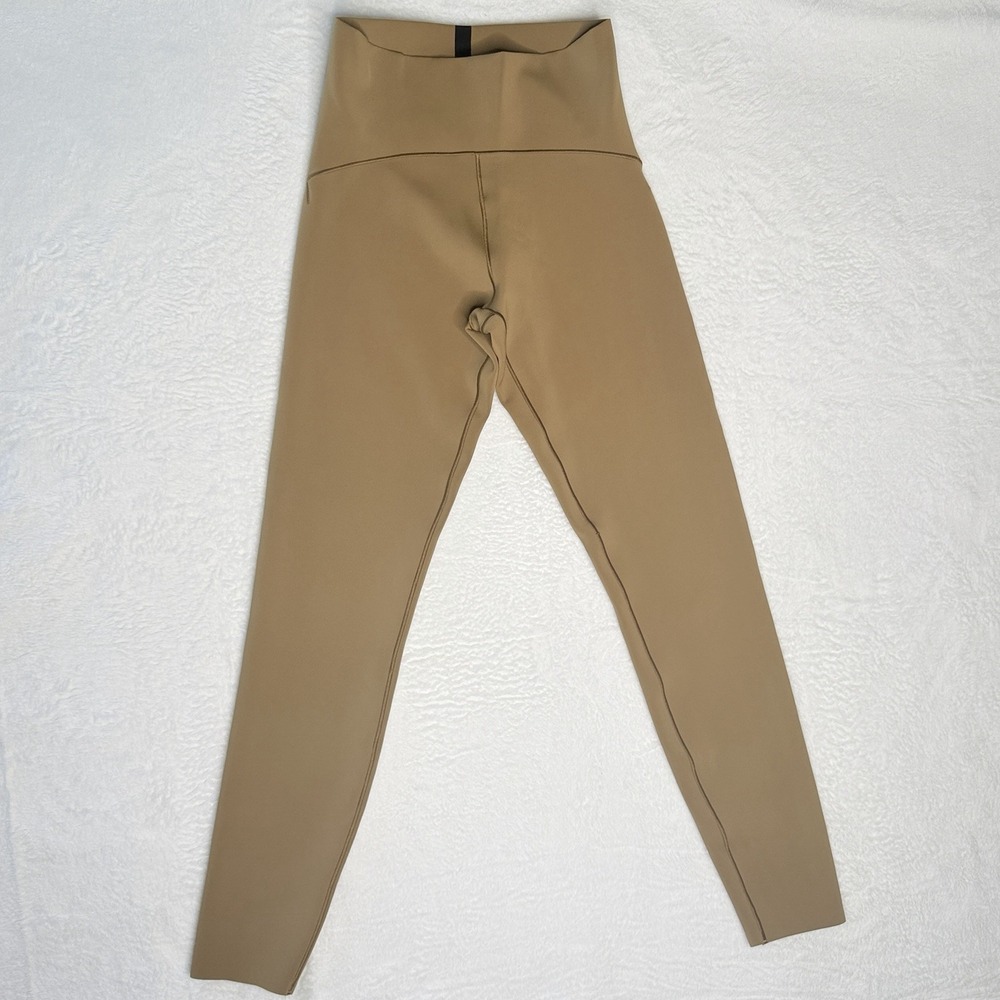 OFFLINE by Aerie Real Luxe Street Leggings Small Camel High Rise 7/8 Activewear